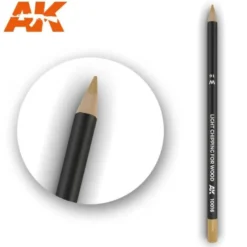 Watercolor Pencil Light Chipping for wood