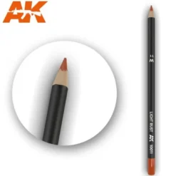 Watercolor Pencil Light Rust