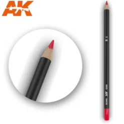 Watercolor Pencil Red