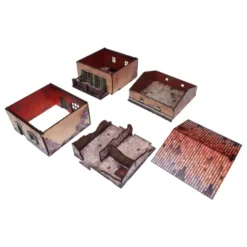 WW2 Italy Balcony House (1) Prepintado [28mm/1:56]