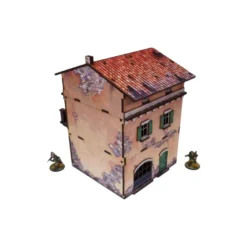 WW2 Italy Balcony House (1) Prepintado [28mm/1:56]