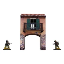 WW2 Italy Gate Balcony (1) Prepintado [28mm/1:56]