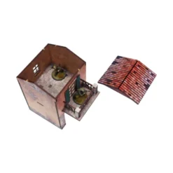 WW2 Italy Gate Balcony (1) Prepintado [28mm/1:56]