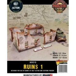 WW2 Normandy Achtung Panzer Ruins 1 (Prepintado)