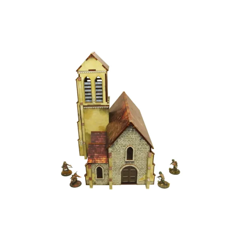 WW2 Normandy Church (Prepintado)