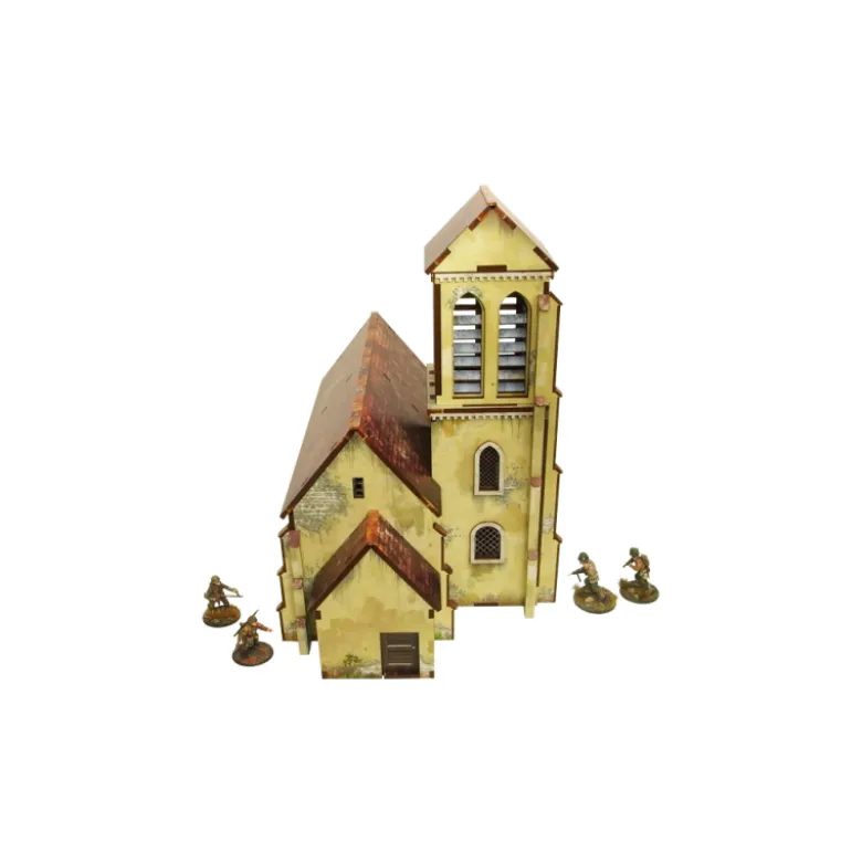 WW2 Normandy Church (Prepintado)