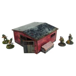 WW2 Normandy Large Brick Shed (Prepintado)