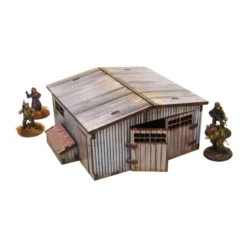 WW2 Normandy Large Tin Shed (Prepintado)